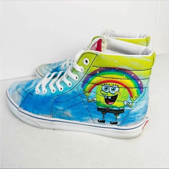 VANS UNISEX SH8-HI SPONGEBOB Men’s 9 Women’s 10.5 Cartoon - Picture 6 of 15